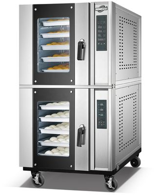 Electric Power Source Food Industry Equipment Baking Oven 10 Trays Rotary Rack Oven