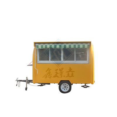 300CM Mobile Round Model Food Cart with Canopy Double Axles Raw Material Milk 1000 KG