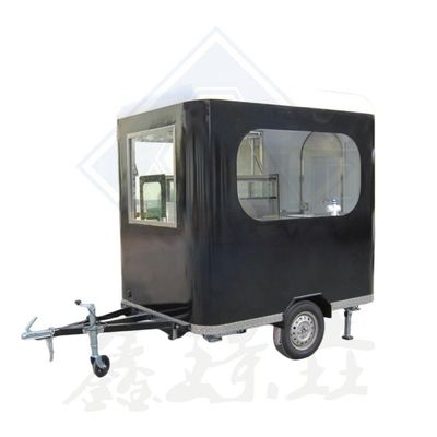 Fast Concession Mobile Food Trailer with Full Kitchen Galvanized Steel and 200set