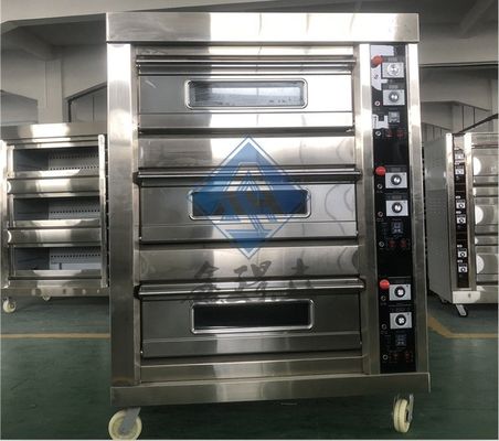 Gas Bakery Pizza Oven Classic Deck Oven for Baking Bread in Commercial Kitchens