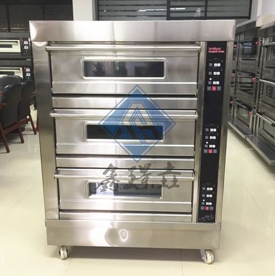 Gas Bakery Pizza Oven Classic Deck Oven for Baking Bread in Commercial Kitchens