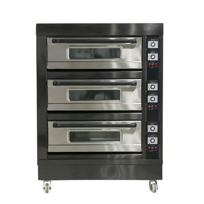 Electric Deck Oven 2 Deck 2 Tray Perfect for Vegetable Processing Plant Application
