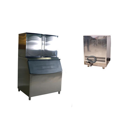 Food Beverage Industrial Ice Cube Making Machine 2 Tons Semi-Automatic for Industrial