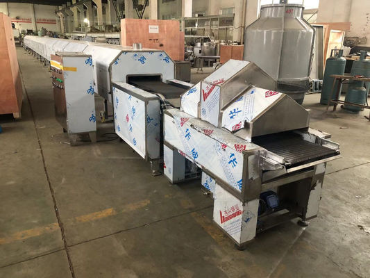 22.5 x 32.5x 24.5cm Biscuit Making Tunnel Oven with Conveyor Belt and Carbon Steel Belts