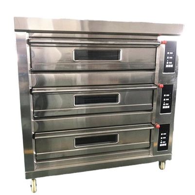 Commercial Stainless Steel Gas Pizza Oven for Baking Cake and Cookie in Shanghai
