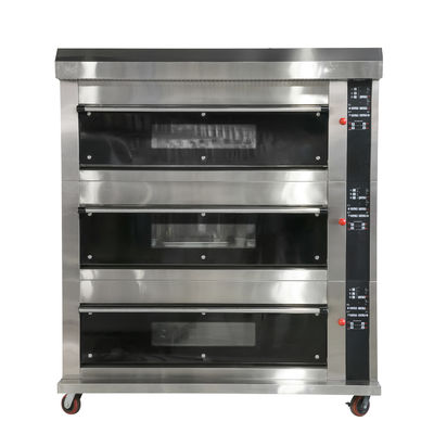 Commercial Stainless Steel Gas Pizza Oven for Baking Cake and Cookie in Shanghai