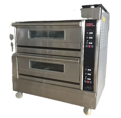 Commercial Stainless Steel Gas Pizza Oven for Baking Cake and Cookie in Shanghai