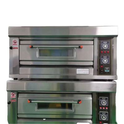 Commercial Stainless Steel Gas Pizza Oven for Baking Cake and Cookie in Shanghai