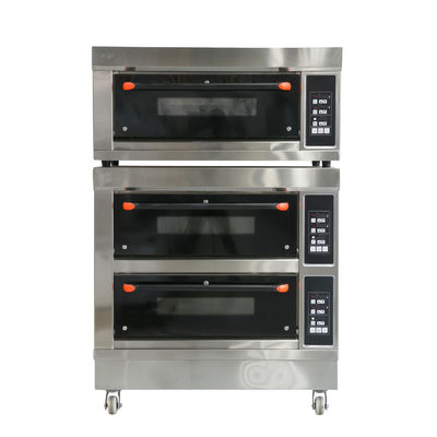 Food Beverage Shops Multi Deck Gas Oven for Baking Bread Pizza Meat Baguette at Baking