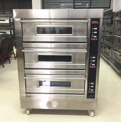 Food Beverage Shops Multi Deck Gas Oven for Baking Bread Pizza Meat Baguette at Baking