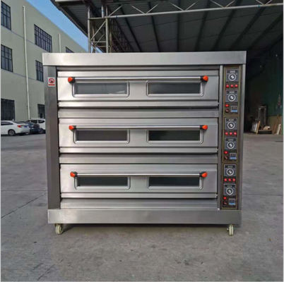 High Productivity Industrial Gas Oven for Baking Bread and Pizza in Hotel Setting