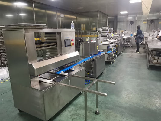 Working Capacity 20-135pcs/min SS304 Mochi Ice Cream PLC Control Encrusting Machine