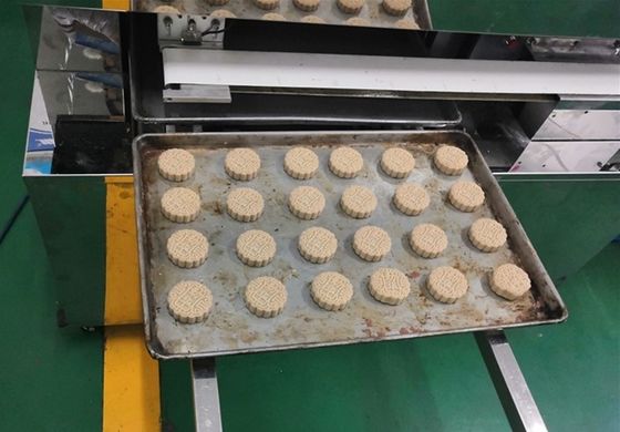 Working Capacity 20-135pcs/min SS304 Mochi Ice Cream PLC Control Encrusting Machine