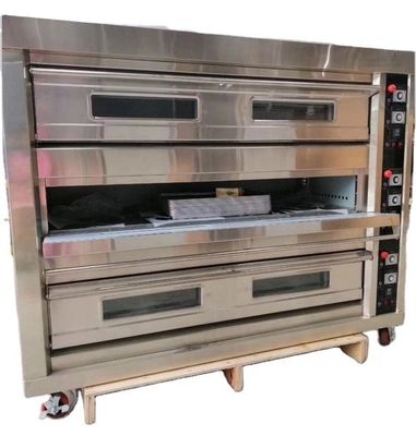 Commercial Gas Deck Oven for Precise Temperature Control