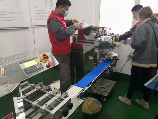 High Productively PLC Control Encrusting Making Machine for Red Bean Bread Filling