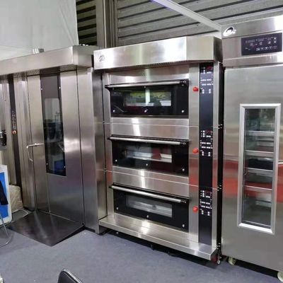 1640*850*1645mm Oversize Electric Gas / Power Combi Deck Oven With Proofer 2Years