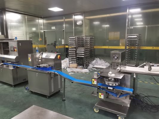 Double Colors Biscuits Mochi Ice Cream Filling Machine JY-868 PLC Easy Operation 3 Hopper