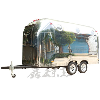 Food Drinks Ice Cream Mobile Food Truck with Design and Customized Cooking Equipment