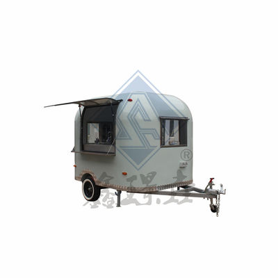 1000 KG Customized Color Mobile Food Truck with Design Single/Double Axles