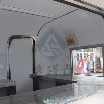 1000 KG Customized Color Mobile Food Truck with Design Single/Double Axles