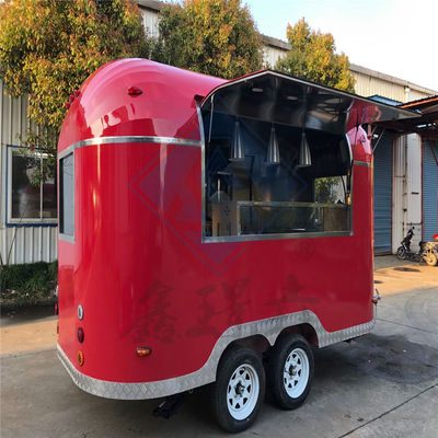 Customized Single/Double Axle Food Truck with Galvanized Steel and Corn Material Design