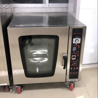 220V Stainless Steel Baking Bakery Convection Oven with Electric Motor 545*430*1300mm