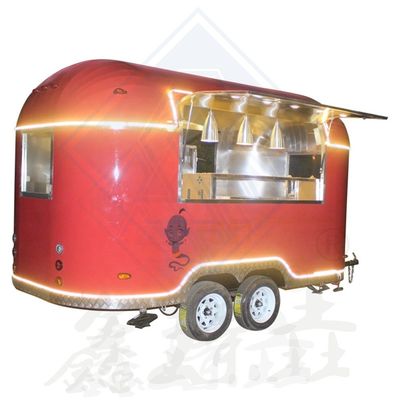 Customized Single/Double Axle Food Truck with Galvanized Steel and Corn Material Design