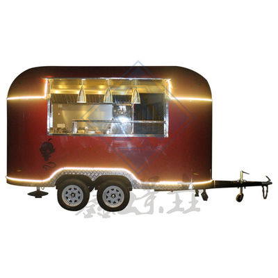 Customized Single/Double Axle Food Truck with Galvanized Steel and Corn Material Design