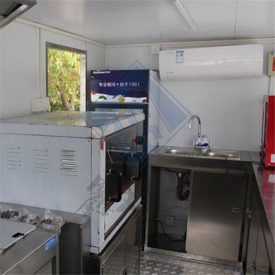 3M Single/Double Axles Design Mobile Customized Industrial Mobile Stainless Steel Food Truck