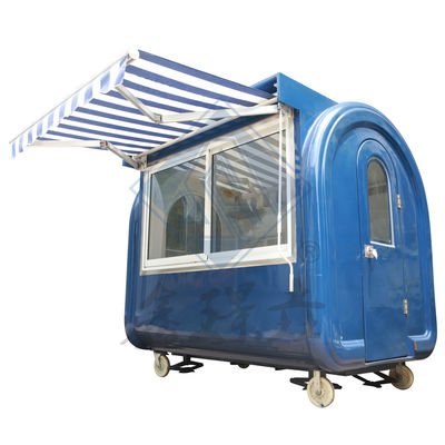 Customized Cooking Equipments 3.5M Single/Double Axles Mobile Food Truck with Canopy