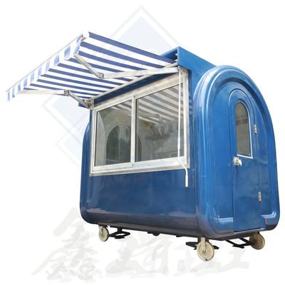 Customized Cooking Equipments 3.5M Single/Double Axles Mobile Food Truck with Canopy