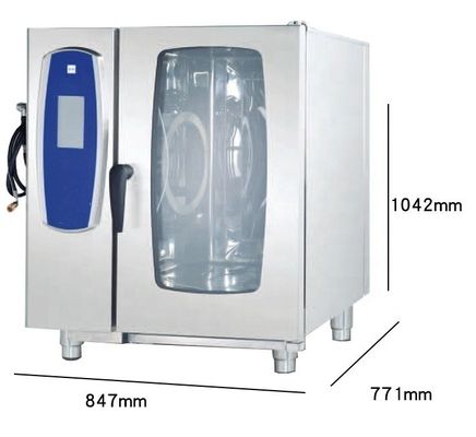 Stainless Steel Multi-Functional 6 Layer Electric Combi Steam Oven 9000/10000/11000