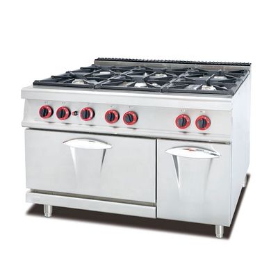 4 Burner Combined by Electric Baking Oven for Function Cooking Gas Stove and Cabinet