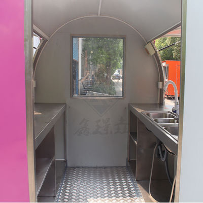 Customized Industrial Round Model Square Food Truck for 3.5M Single/Double Axles