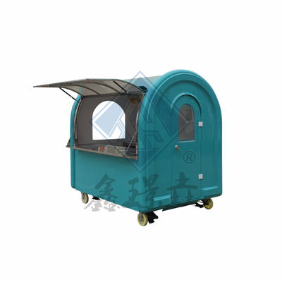 Industrial Round/Square Model Food Truck with Single/Double Axles and Customized Design