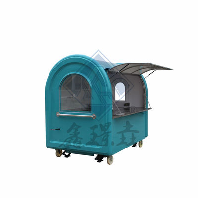 Industrial Round/Square Model Food Truck with Single/Double Axles and Customized Design