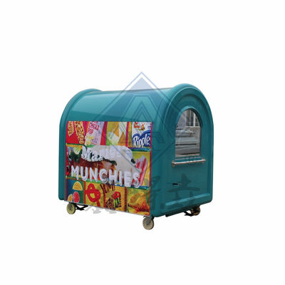 Industrial Round/Square Model Food Truck with Single/Double Axles and Customized Design
