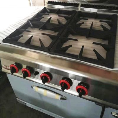 Enhance Your Cooking Experience with 4 Burner Gas Stove Combi Griddle and Baking Oven