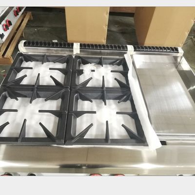 Enhance Your Cooking Experience with 4 Burner Gas Stove Combi Griddle and Baking Oven