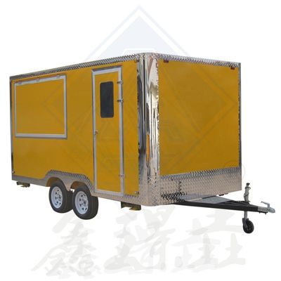 Food Service Trailer Cart 600 Mobile Customized Industrial with Canopy Square Mobile