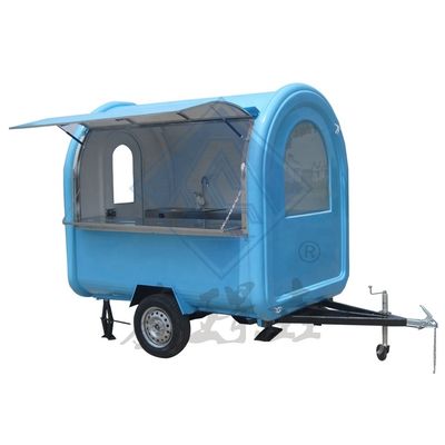 Customized Industrial Round/Square Model Mobile Food Truck with 3M Single/Double Axles