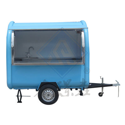 Customized Industrial Round/Square Model Mobile Food Truck with 3M Single/Double Axles
