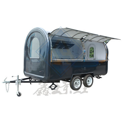 Mobile Food Truck 5M Single/Double Axles Design for Industrial Customized 220V Voltage