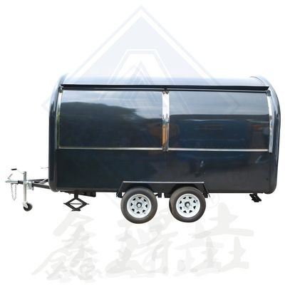 Mobile Food Truck 5M Single/Double Axles Design for Industrial Customized 220V Voltage