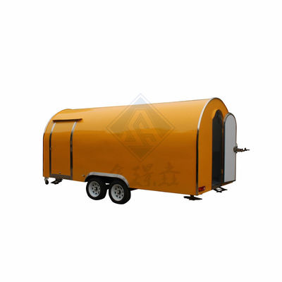5.5M Single/Double Axles Mobile Food Truck with Customized Color and Long Service Life