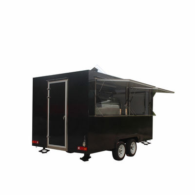 220V Long Service Life Single/Double Axles 580 Design Mobile Food Truck with Canopy