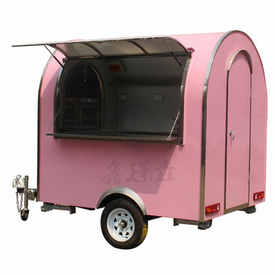 Customized Industrial Round Model Square Mobile Food Truck 2.2M Single/Double Axles