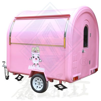 Customized Industrial Round Model Square Mobile Food Truck for Outdoor Street Vending