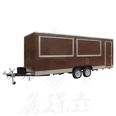 Vending Snack Function Single/Double Axles Design 450 Mobile Food Truck with Canopy