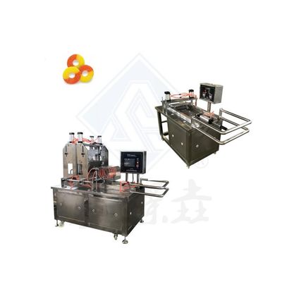 1900*900*1620mm Industrial Assorted Soft Candy Depositing Machine for Jelly Candy Making